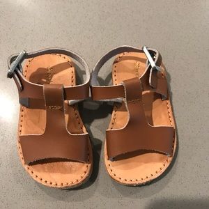 Freshly picked leather sandals